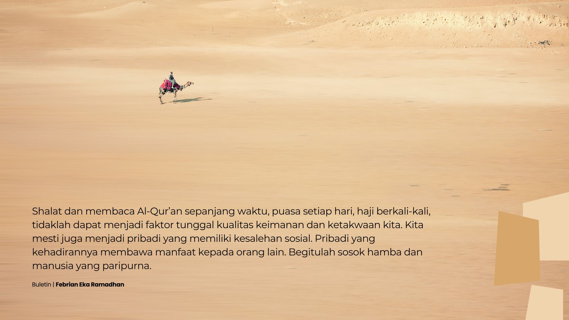 Ketaatan Ritual, Kesalehan Sosial Ketaatan Ritual, Kesalehan Sosial