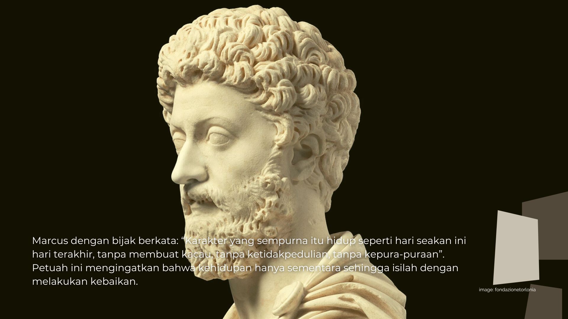 Marcus Aurelius, Stoikisme, dan Kebaikan Marcus Aurelius, Stoikisme, dan Kebaikan