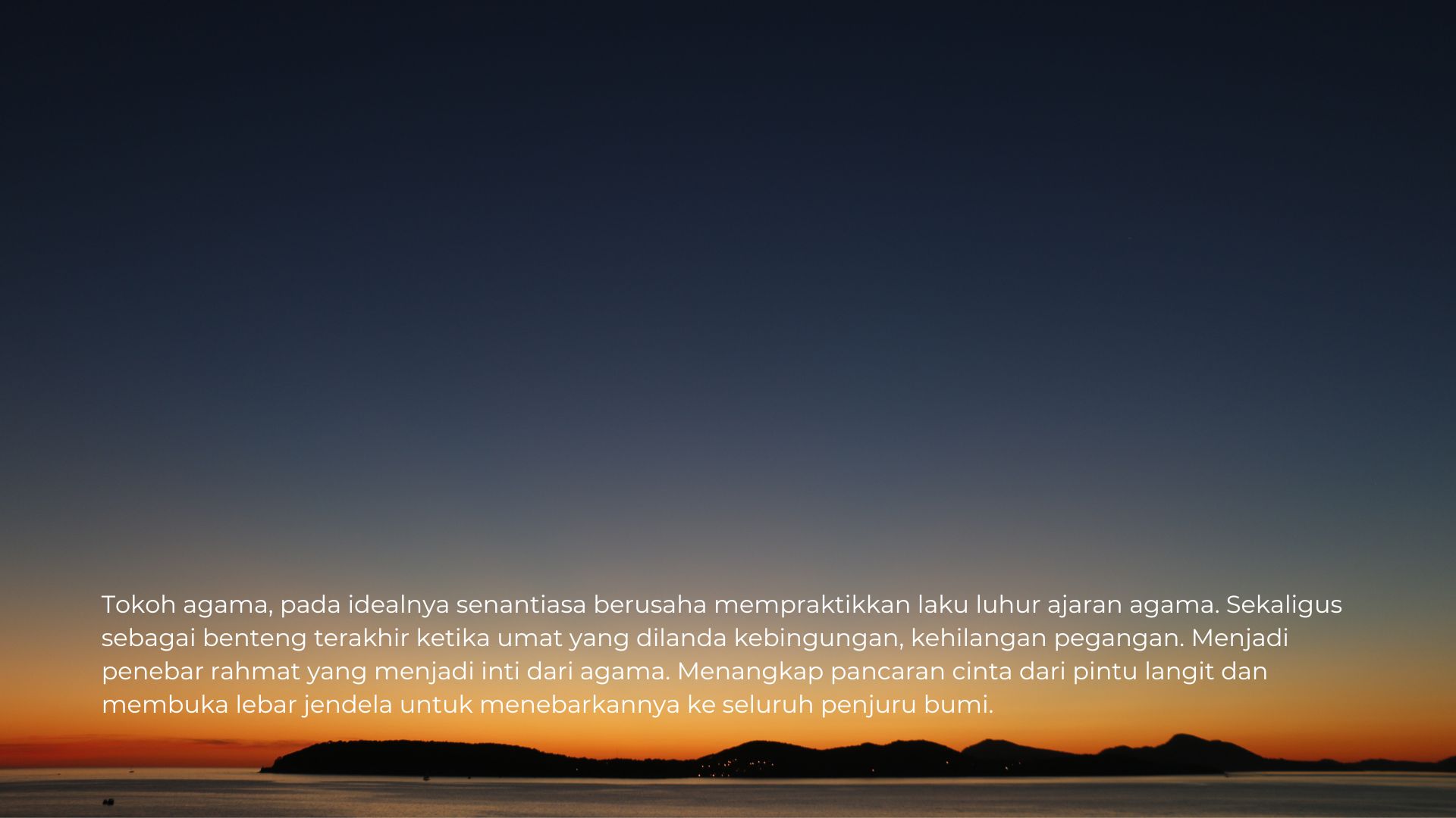 Tokoh Agama Tokoh Agama