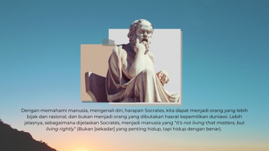 Socrates: Mengenali Diri Socrates: Mengenali Diri