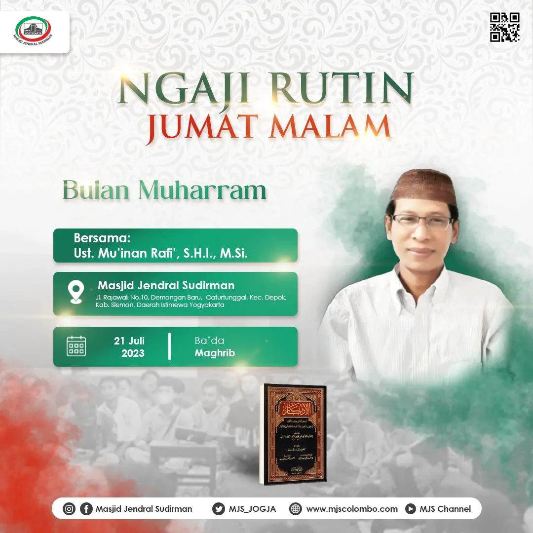 Ngaji Kitab Al Adzkar : Ust. Muinan Rafi' - Kemuliaan 10 Muharam Ngaji Kitab Al Adzkar : Ust. Muinan Rafi' - Kemuliaan 10 Muharam