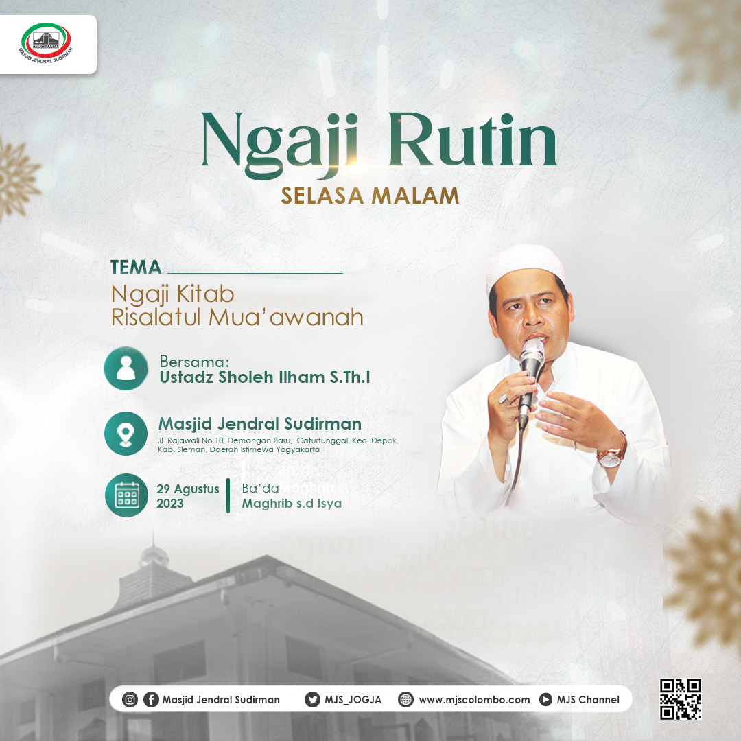 Ngaji Kitab Risalatul Mu'aawanah : Ust. Sholeh Ilham - Ibadah untuk Meraih Ridho Allah Ngaji Kitab Risalatul Mu'aawanah : Ust. Sholeh Ilham - Ibadah untuk Meraih Ridho Allah