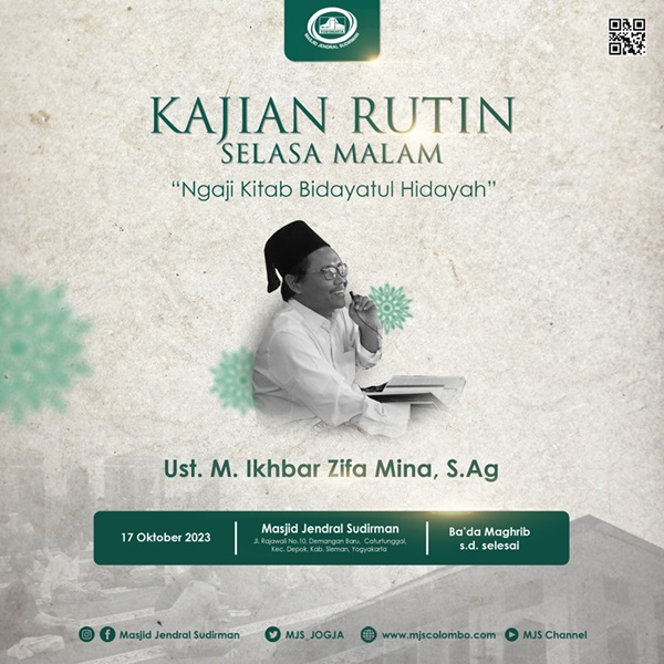 Ngaji Kitab Bidayatul Hidayah : Ust. Ikbar Zifa Mina, S. Ag - Mengenal Lebih Jauh Apa itu Hidayah? Ngaji Kitab Bidayatul Hidayah : Ust. Ikbar Zifa Mina, S. Ag - Mengenal Lebih Jauh Apa itu Hidayah?